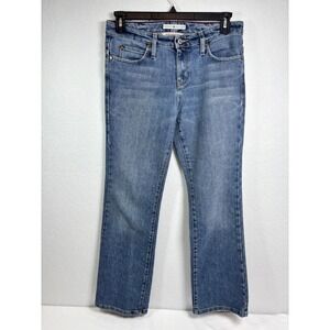 Tommy Hilfiger Hipster Boot Cut Jeans Womens 32x31 Medium Wash Low Rise Denim